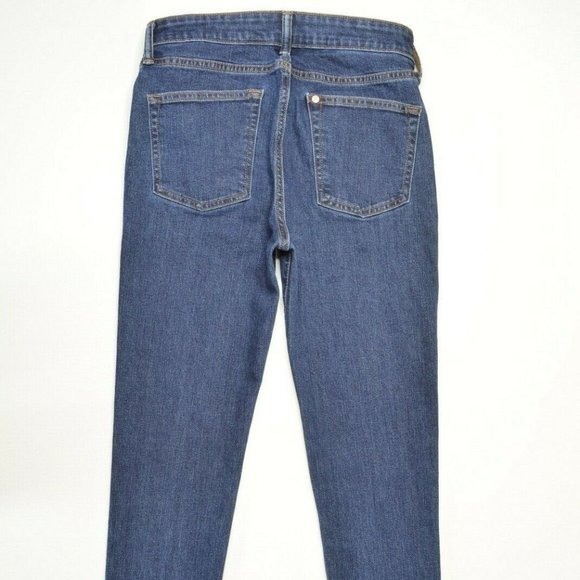 H&M Size 29 Womens SKINNY COUPE MOULANTE Button Fly Dark Wash STRETCH Blue Jeans - Picture 3 of 8